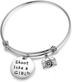 img 4 attached to CHOROY Capture Bracelet Photographer Jewelry Girls' Jewelry