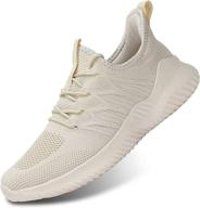 mens slip-on running shoes for walking - lightweight, breathable & casual soft sole trainers logo