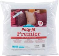 🛏️ fairfield poly-fil premier mini accent pillow insert - enhance your décor with a pack of 1, white logo