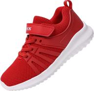 👟 kids akk boys girls running shoes - breathable lightweight sneakers for tennis logo