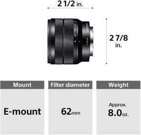 img 2 attached to 📷 Sony E-Mount 10-18мм F4 OSS широкоугольный зум-объектив (SEL1018), черный