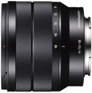 📷 sony e-mount 10-18mm f4 oss wide-angle zoom lens (sel1018), black logo