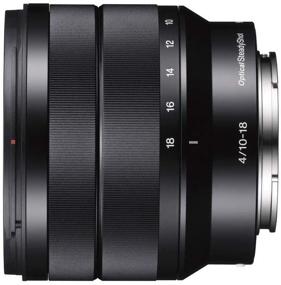 img 4 attached to 📷 Sony E-Mount 10-18mm F4 OSS Wide-Angle Zoom Lens (SEL1018), Black
