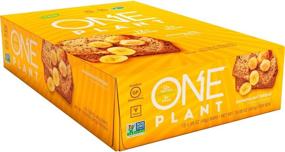 img 2 attached to 🍌 ONE PLANT Protein Bars, Banana Nut Bread Flavor, Vegan and Gluten Free, 12g Protein & 1g Sugar, Guilt-Free High Protein Snacks, 1.59 Oz (12 Pack)