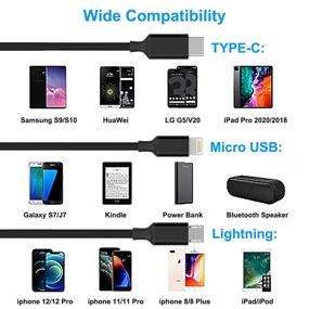 img 2 attached to Universal Charging Braided Lightning Connectors