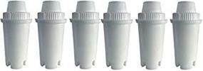 img 4 attached to 🚱 Enhanced GoldTone WaterFilter: BRITA Water Filter Pitcher Classic Replacement Filters for BRITA and MAVEA (6 Pack)