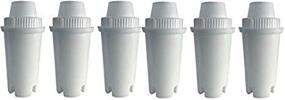 img 2 attached to 🚱 Enhanced GoldTone WaterFilter: BRITA Water Filter Pitcher Classic Replacement Filters for BRITA and MAVEA (6 Pack)