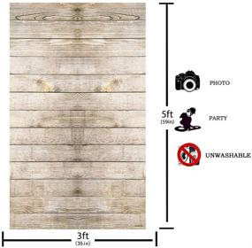 img 3 attached to 📸 Whimsical Funnytree Vinyl Wood Photography Background Backdrop: Perfect for Child Baby Shower Party Decor, Photo Studio Prop, Photobooth Photoshoot - 3x5ft