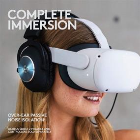 img 2 attached to 🎧 Logitech G PRO Gaming Headset for Oculus Quest 2 - Ultimate Gaming Audio Experience with PRO-G Precision Driver - Seamless Oculus Ready Integration - Custom-length Cable and Low-Latency Connection