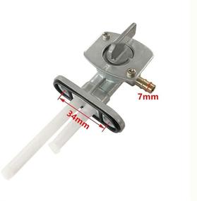 img 1 attached to 🔒 High-Quality Fuel Tank Switch Valve Petcock for Honda XR50 XR50R CRF50 CRF50F & Chinese Pit-Dirt Bikes ATV - Compatible with 50cc-250cc