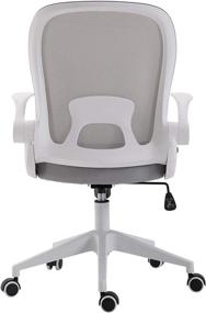 img 3 attached to Cosyshow Breathable Adjustable Ergonomic White Grey