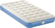 aerobed classic twin air mattress (74x39x9 inches) royal blue with pump and storage bag logo