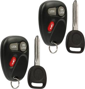 img 1 attached to 🔑 Брелок для ключа на ручке управления для Cadillac Escalade, Chevy Avalanche, S10 Silverado, Suburban Tahoe, GMC Sierra Sonoma, Yukon (15042968) - набор из 2 шт.