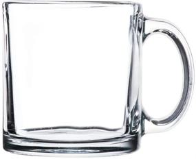 img 3 attached to Libbey 13 oz Crystal Coffee Mug Set of 6 - Warm Beverage Mugs