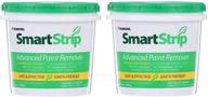 🎨 smart strip advanced paint remover: strip 15+ layers of paint, eco-friendly & non-toxic (1 quart – 2 pack) логотип