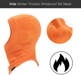 img 3 attached to LONGLONG Balaclava Windproof Thicken Children Circumference：19 6 Boys' Accessories