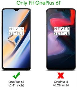 img 3 attached to 📱 [4 упаковки] Защитное стекло OMOTON для экрана OnePlus 6T - Легкая установка с рамкой выравнивания - Прочное закаленное стекло против царапин для OnePlus 6T, 6,41 дюйма