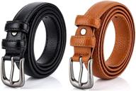 radmire skinny leather women's belt: stylish & versatile women's accessories logo
