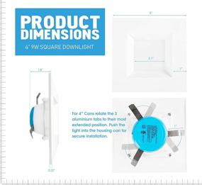 img 2 attached to 💡 Upgrade with Parmida Dimmable LED Downlight – The Perfect Industrial Electrical Replacement for Lighting Components