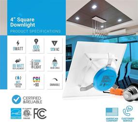 img 3 attached to 💡 Upgrade with Parmida Dimmable LED Downlight – The Perfect Industrial Electrical Replacement for Lighting Components