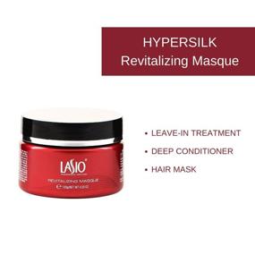 img 3 attached to 🌿 Lasio Keratin and Cocamide Oil-Infused Hypersilk Revitalizing Masque for Dry Damaged Hair, 4.23 Fl. Oz. - Deep Conditioning Treatment for Healthy, Nourished Locks