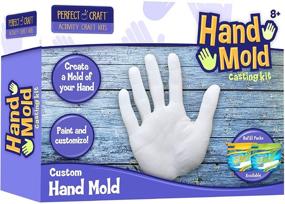 img 4 attached to 🖐️ Create Lifelike Hand Mold Art with Perfect Craft Cast & Paint Hand Mold Kit featuring Perfect Cast Casting Material