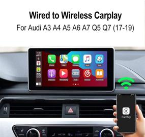 img 2 attached to Carlinkit 3.0 Беспроводной адаптер CarPlay для Volvo VW Audi Ford Mazda Mercedes Honda Chevy Subaru Hyundai Kia Lexus Acura (автомобили с заводской проводкой) Подключение и использование Plug & Play, дизайн с портом Type C.