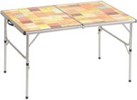 🏞️ coleman folding mosaic table for outdoor pack-away, silver логотип