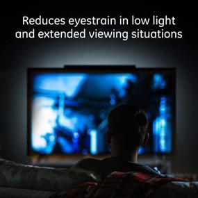 img 1 attached to Enhance TV Viewing Experience with GE LED Lights TV Antenna: 6500K Bias Light Improves Picture Quality, 4K Ready Digital HDTV VHF UHF NEXTGEN TV, Long Range Indoor Antenna - 53592