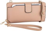 👜 wristlet crossbody cellphone handbag: the perfect women's accessory for handbags & wallets in wristlets logo
