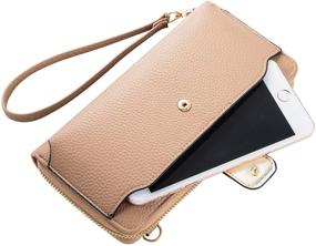 img 3 attached to 👜 Wristlet Crossbody Cellphone Handbag: The Perfect Women's Accessory for Handbags & Wallets in Wristlets