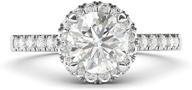 classic simulated brilliant diamond engagement women's jewelry logo