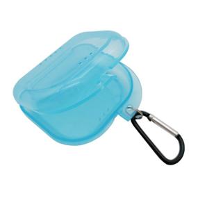 img 4 attached to AIWAYING Retainer Case with Carabiner 🦷 Clip - Denture Box for Mouth Guards