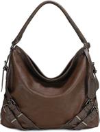 👜 женская сумка scarleton large faux leather hobo bag: универсальная сумка через плечо и через тело, модель h1065 логотип