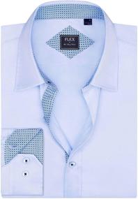 img 3 attached to Alimens Gentle Shirts Wrinkle Resistant Regular Men's Clothing in Shirts
