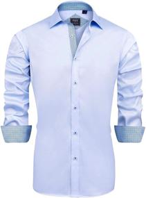 img 2 attached to Alimens Gentle Shirts Wrinkle Resistant Regular Men's Clothing in Shirts