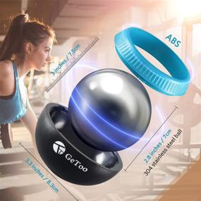 img 3 attached to 🔵 GeToo Cryosphere Cold Massage Roller Ball - 2.8 Inches Cryosphere Cold Roller for Deep Tissue Massage, 6 Hour Cold Therapy, Detachable Rolling Ball - Blue and Black