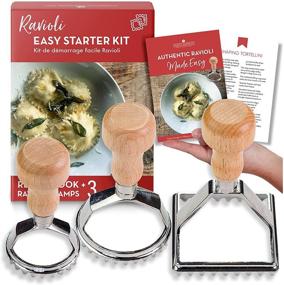 img 4 attached to Подарочный набор для приготовления пасты Ravioli Maker