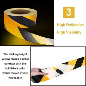 img 1 attached to 🌊 Ultimate Protection: Waterproof Reflective Safety Tape Roll 2