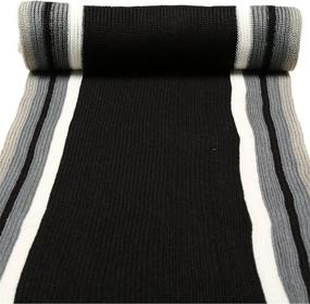 img 1 attached to 🏻 Elegant and Chic: Sakkas 1591 Rhyland Striped EdgeStripeBlack Women's Accessories