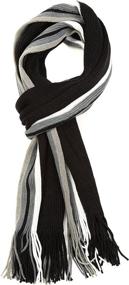 img 2 attached to 🏻 Elegant and Chic: Sakkas 1591 Rhyland Striped EdgeStripeBlack Women's Accessories