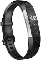 заменяемые браслеты wekin для fitbit alta и alta hr - дышащие спортивные силиконовые браслеты с застежкой из нержавеющей стали для женщин и мужчин (маленький и большой размеры) логотип