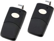 🚪 multicode linear 3089 garage door remote opener (308911, mcs308911 300mhz) in black - 2 pack logo