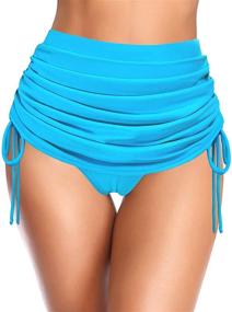 img 2 attached to SHEKINI Swimdress Drawstring Adjustable Swimsuit Women's Clothing