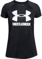 x small girls' solid sleeve clothing by under armour logo