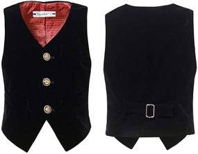 img 1 attached to 👔 Stylish Formal Velvet Toddler Dresswear: Boys' Suits & Sport Coats Collection