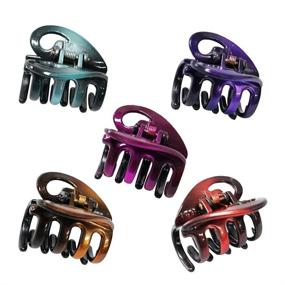 img 4 attached to Plastic Barrettes Ponytail Fashion Accessories
