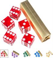 🎲 gse games & sports expert aaa grade 19mm casino craps dice with razor edges - serialized set of 5 логотип