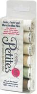 🧵 sulky sampler cotton petites, 12-watt, neutrals assortment, 6-pack: high-quality thread set for crafting & sewing projects logo