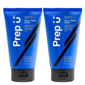 img 4 attached to 🧼 Prep U Activated Charcoal Scrub: All-Natural Exfoliating Scrub for Teen, Men, and Athletes - Targets Blemishes and Back Acne (5 Fl Oz, 2 Pack)